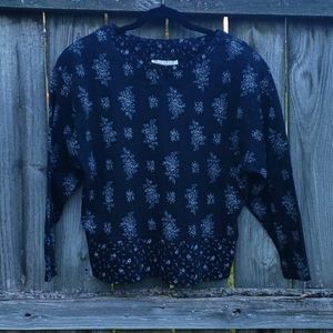 Vintage blouse with shoulder pads